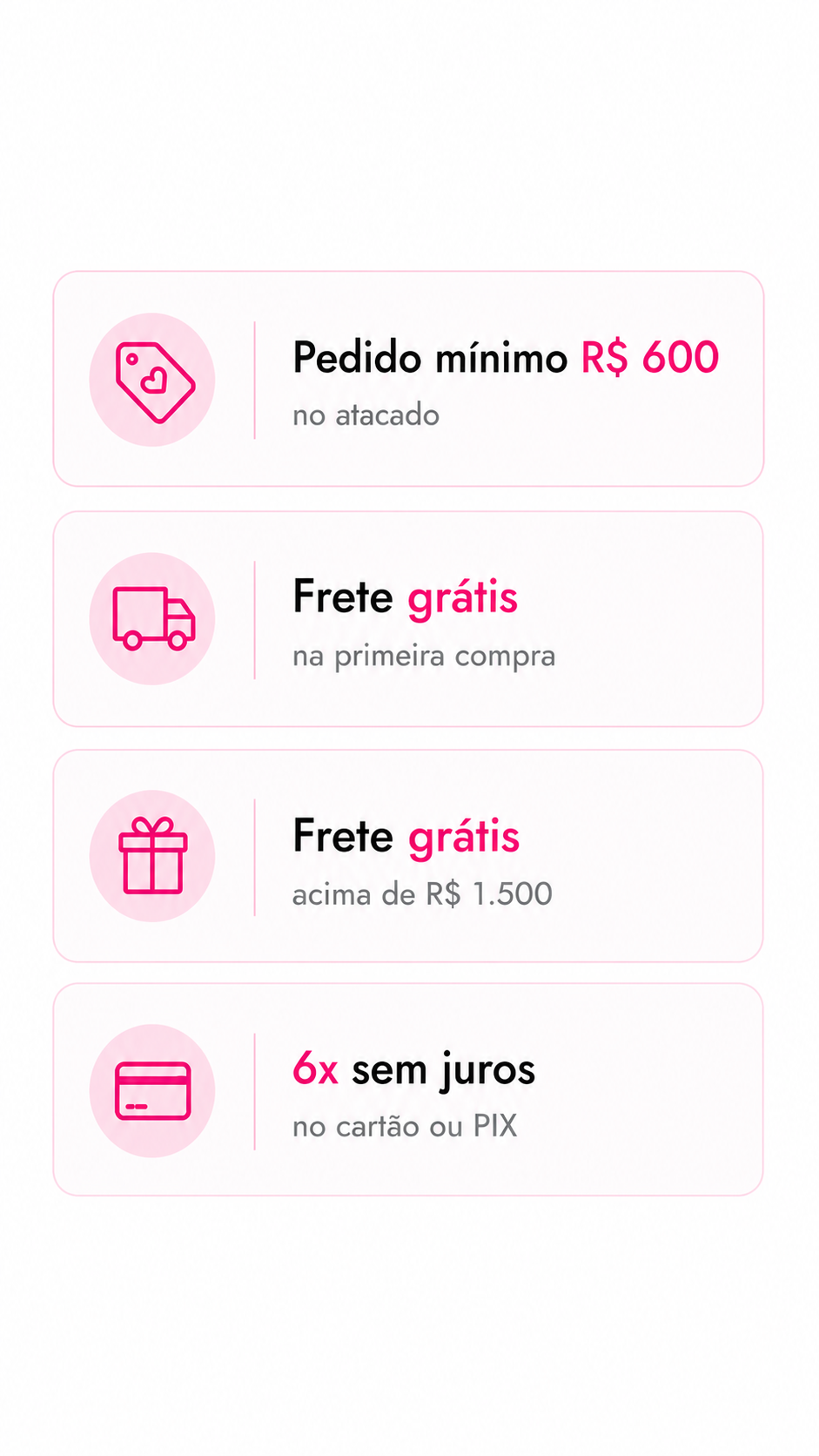 Informacoes de Atacado